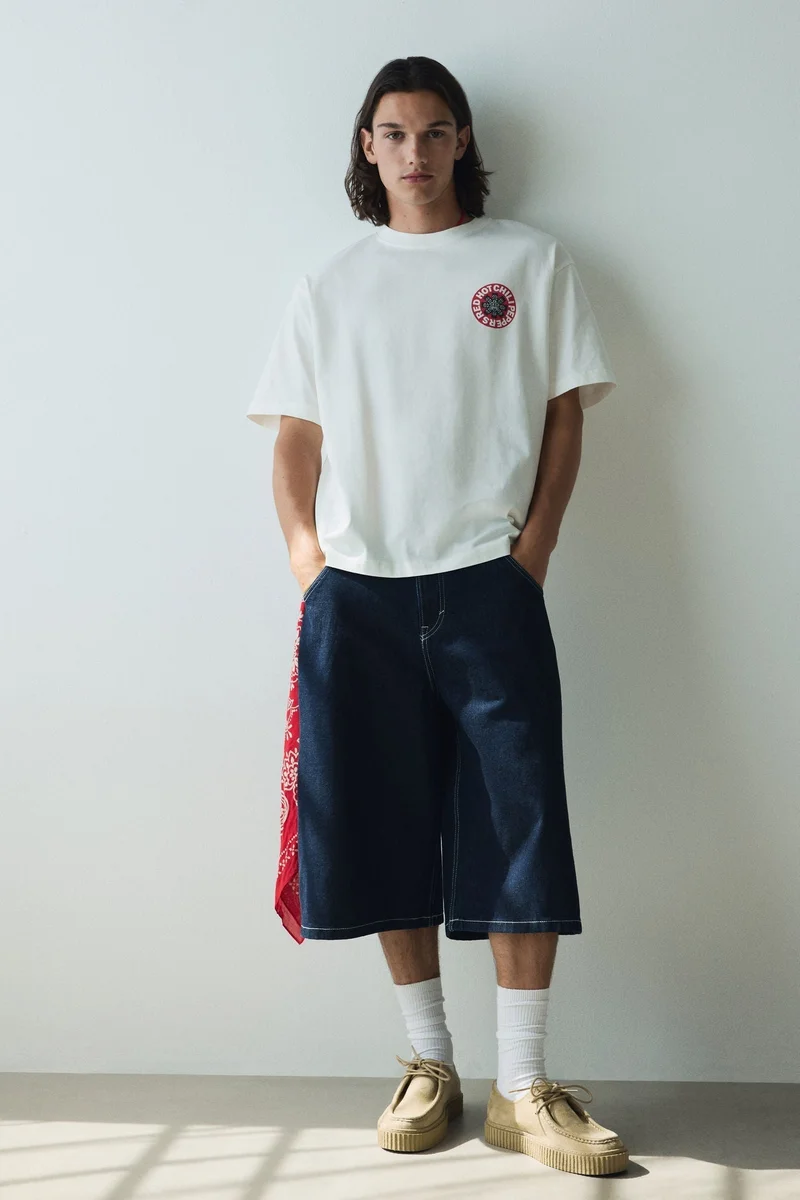 اتش اند ام تي-شيرت بقصة مريحة